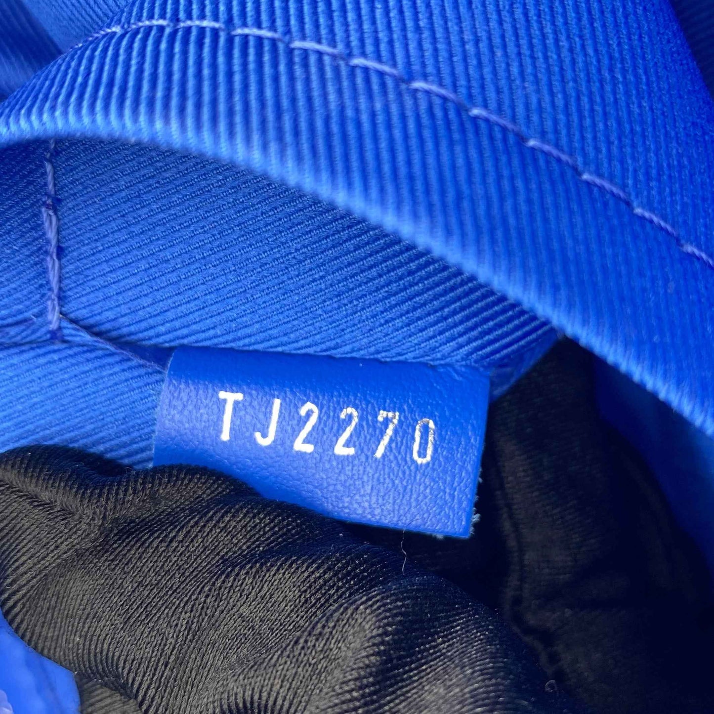 Wolvess Backpack Multipockets Clouds Monogram Blue