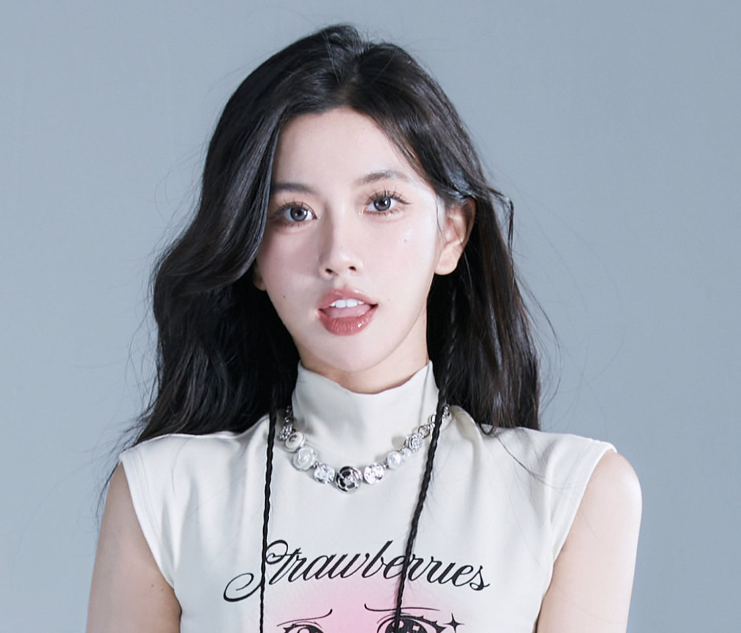 Vintage Rose Button Necklace - Wolvess