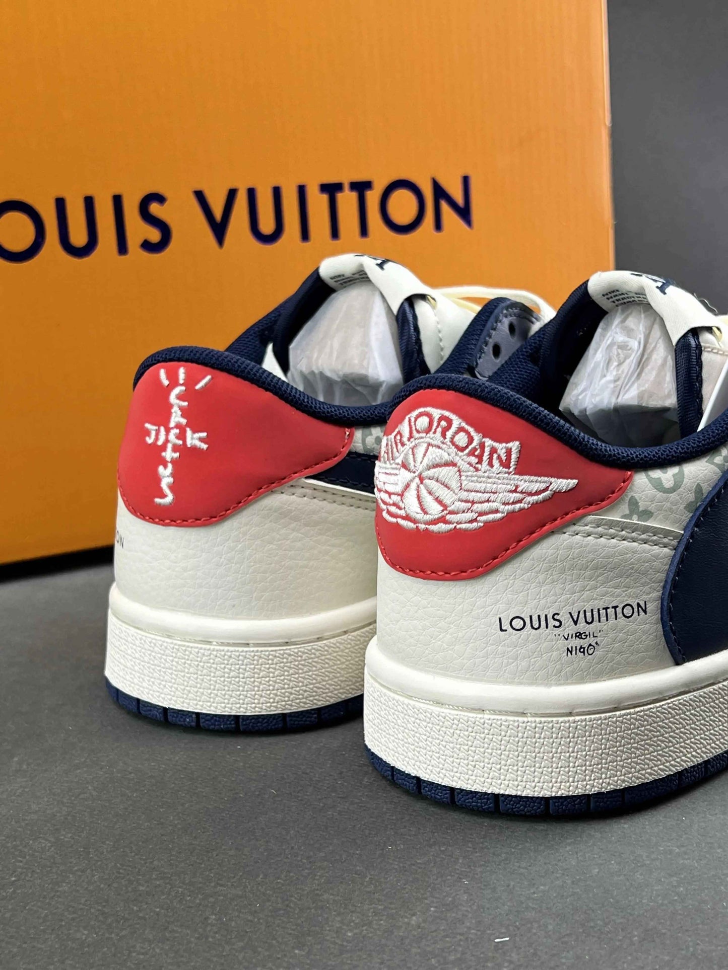 Custom Air Jordan 1 Low x Travis Scott LJ5188-002