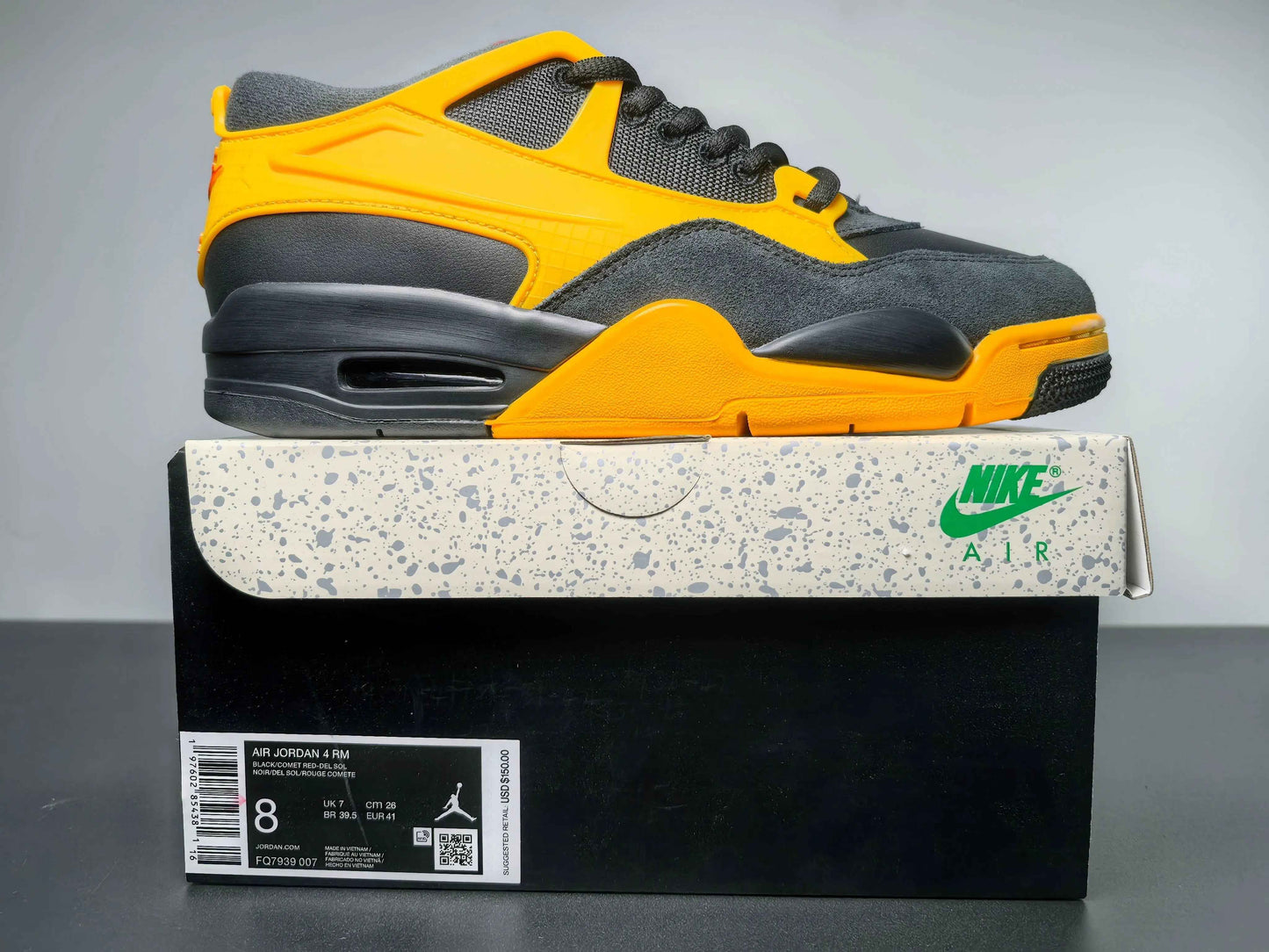 Custom Air Jordan 4 Bruce Lee RM FQ7939-007