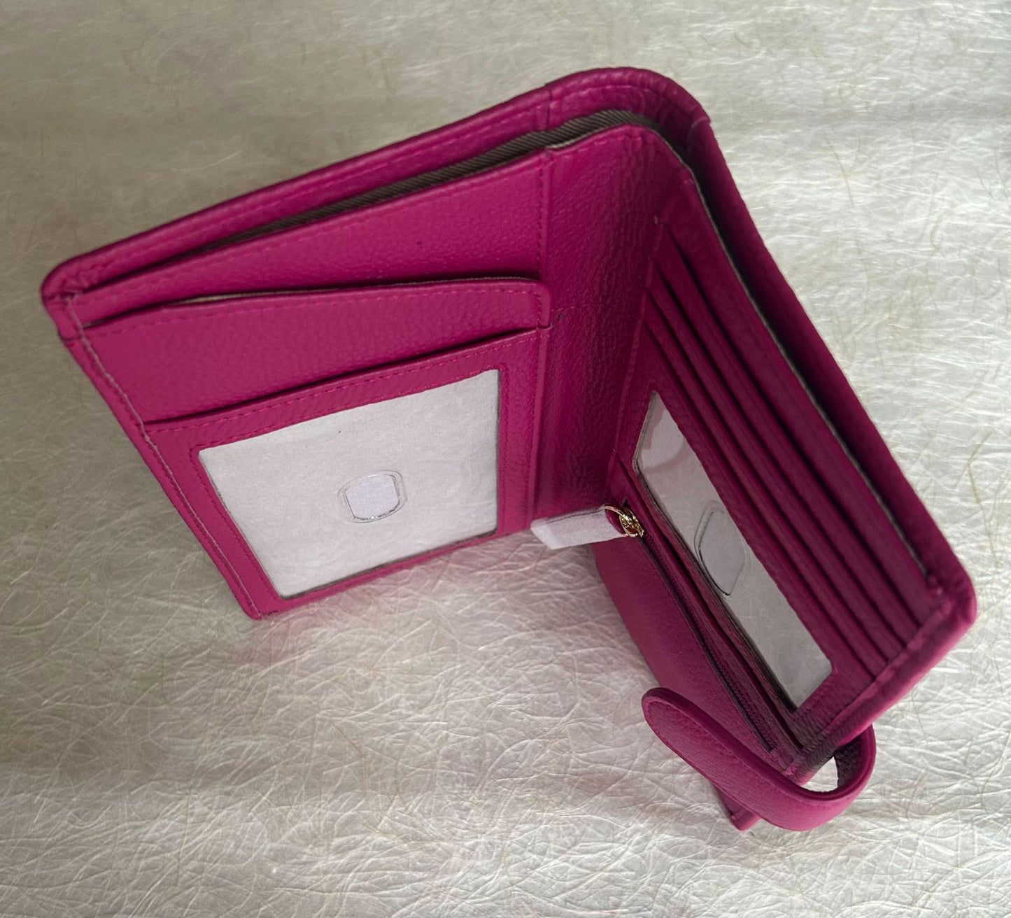 Travel Wallet, Sophia Full Grain Leather Wallet With Passport Slot - Large MiamiLeathers.com