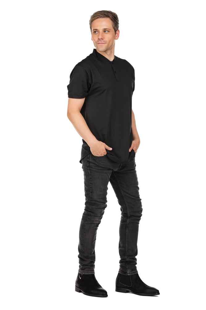 TOTO - K92081 - 3 Inches Taller (Nubuck Black) - Chelsea Ankle Boots Tallmenshoes.com