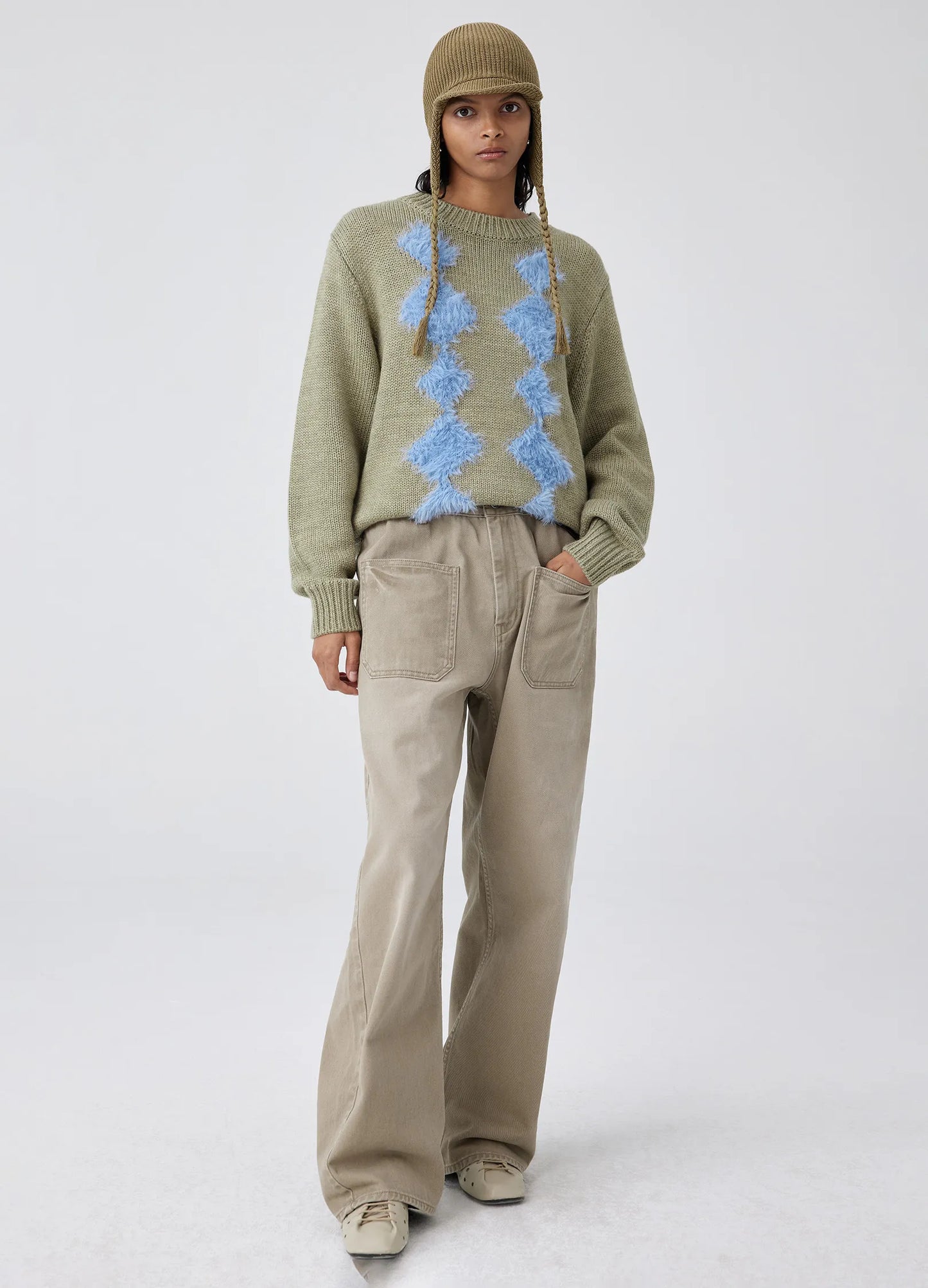 Knit Trapper Hat - Wolvess