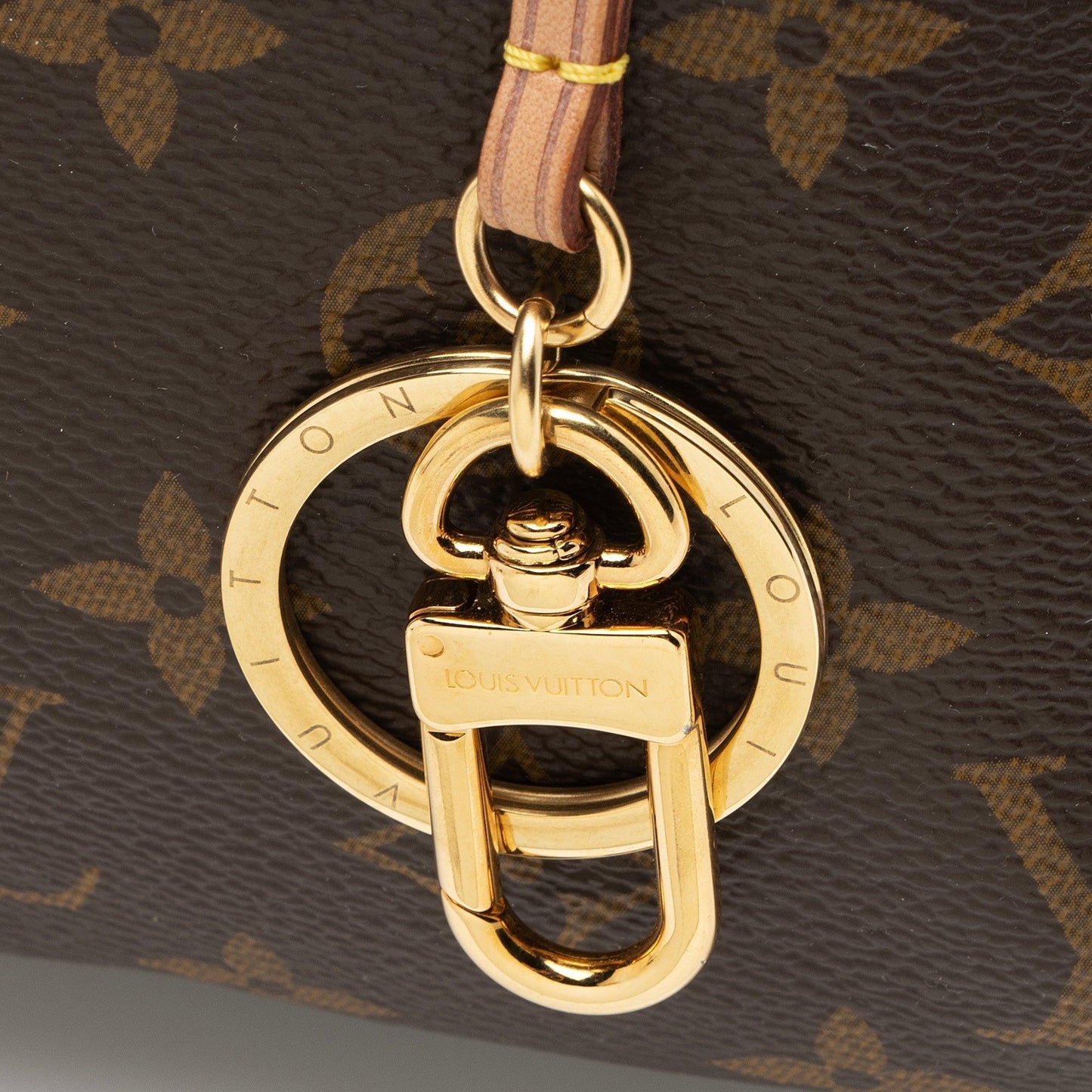 Wolvess Monogram Canvas Artsy MM Shoulder Bag Wolvess