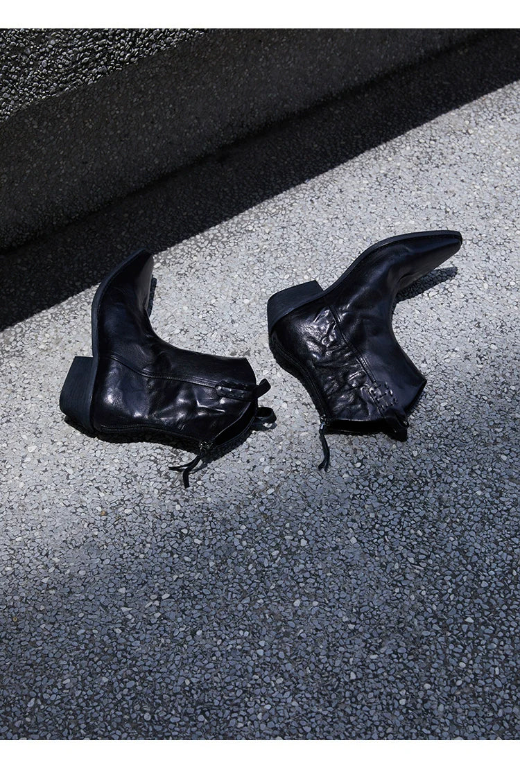 Patent Pointed-Toe Dress Shoes. - Wolvess