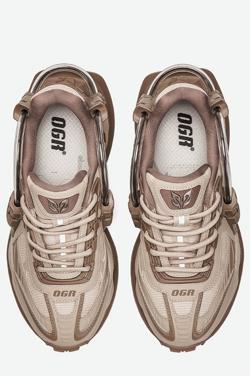 Mechanical Platform Athletic Sneakers - Wolvess