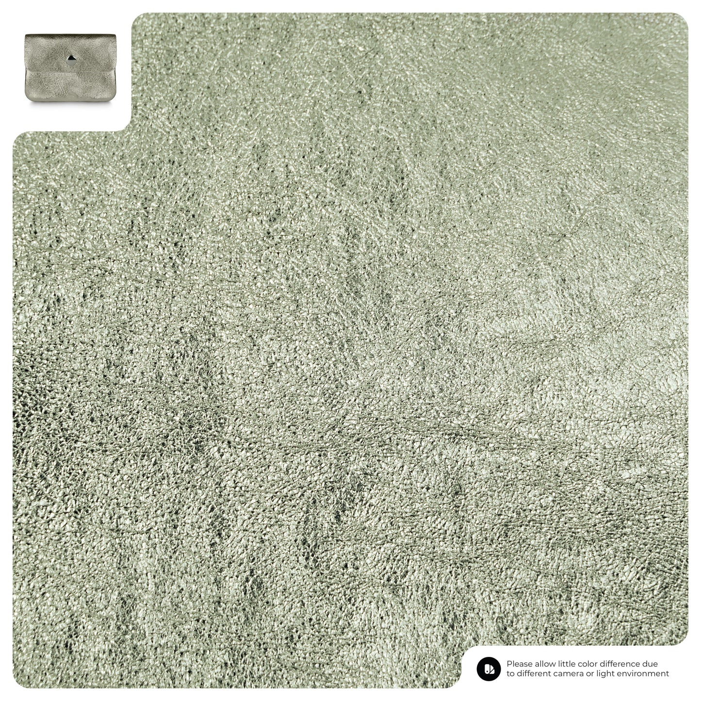 Italian Genuine Metallic Suede Wallet 000350 TAKEASY