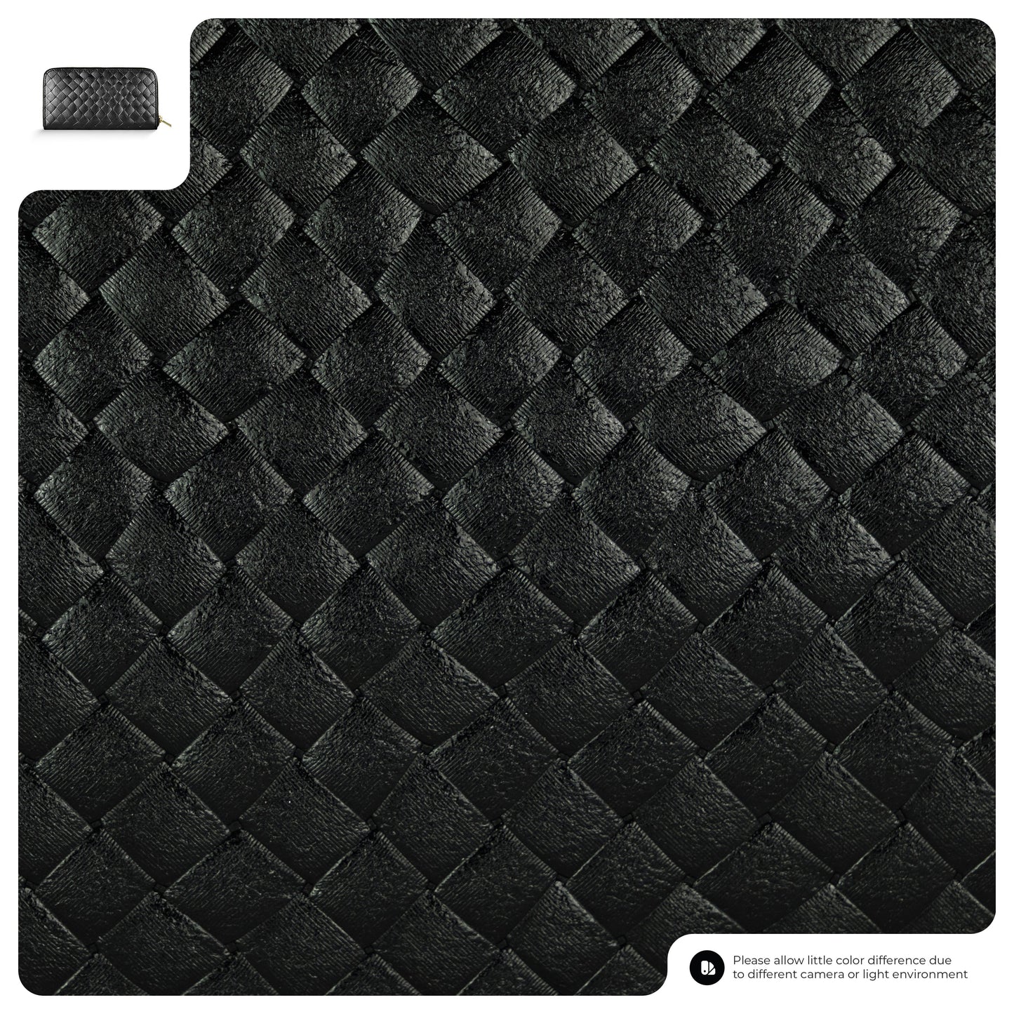 Italian Genuine Weave Metallic Suede Wallet 651088 TAKEASY