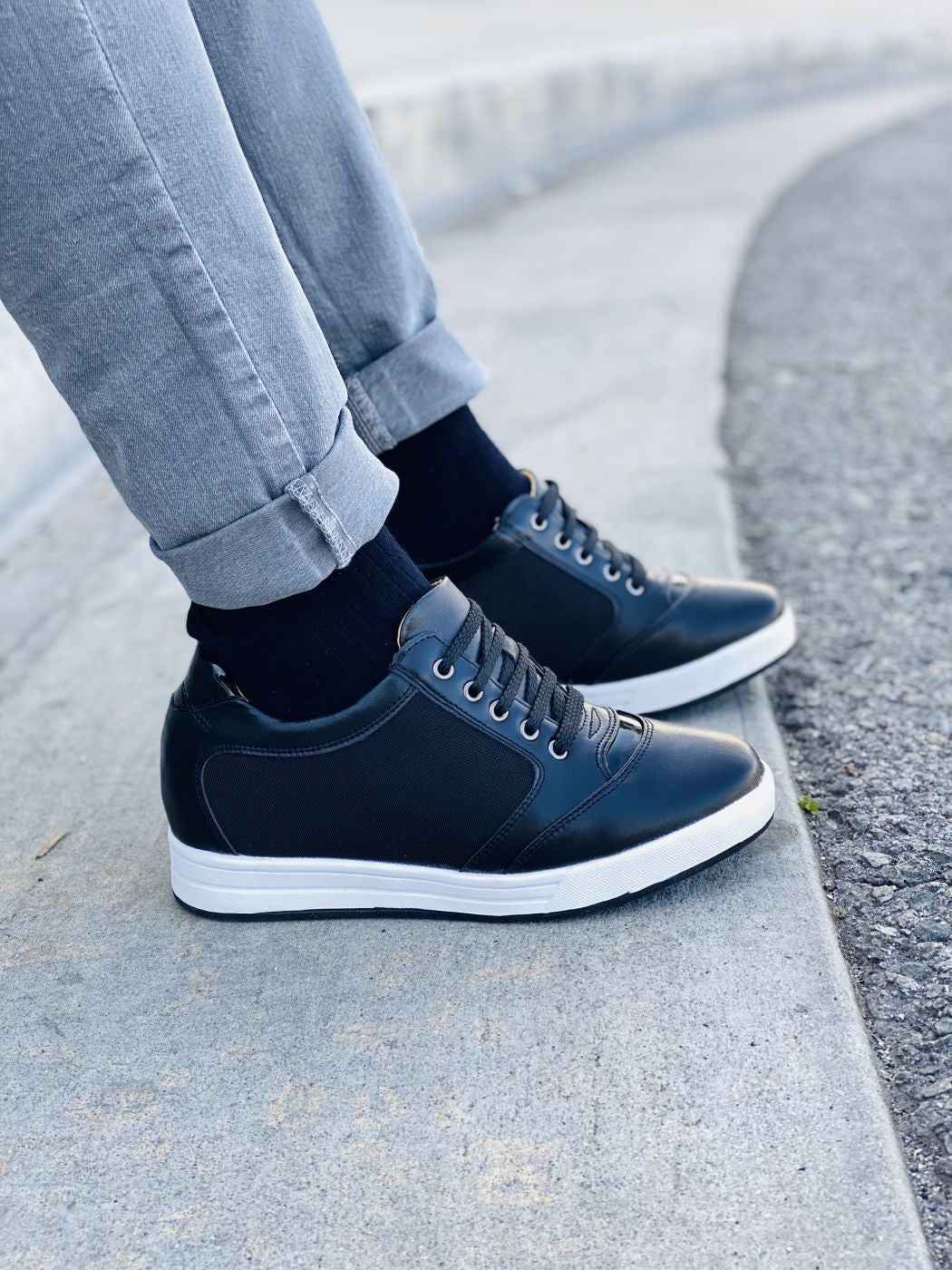 TOTO A53272 - 3.2-Inch Taller Men's Elevator Sneakers Tallmenshoes.com