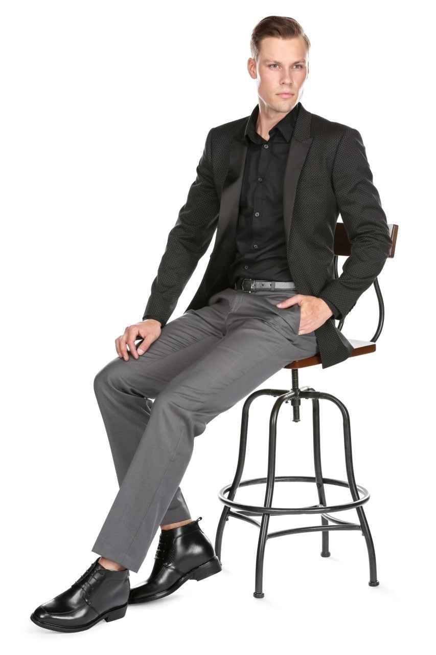 CALDEN - K28801 - 3 Inches Taller (Black) Tallmenshoes.com