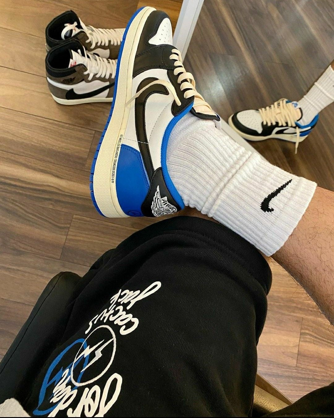 Custom Fragment x Travis Scott x Air Jordan 1 Low DM7866 140 SneakerNational