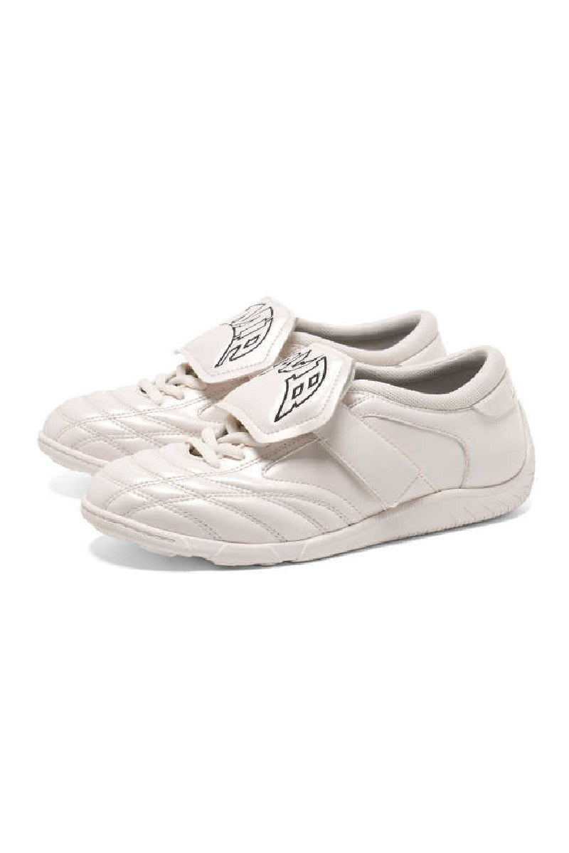 White Velcro Athletic Training Shoes - Wolvess