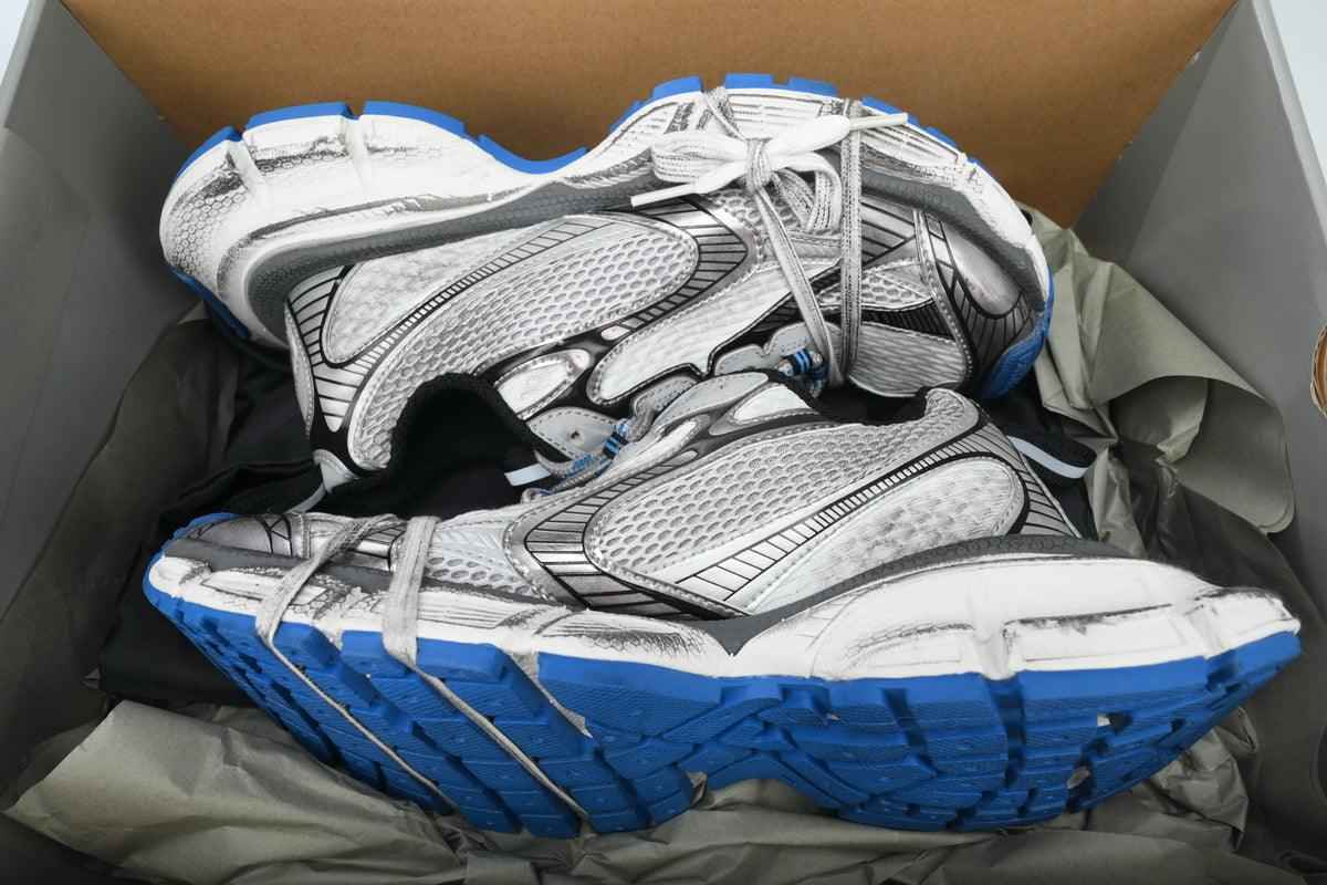 Custom BLCG Circuit Sneaker 'Worn-Out - Grey Blue