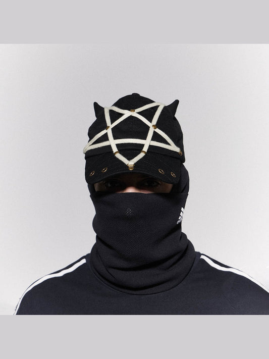 Pentagram Strap Military Cap - Wolvess