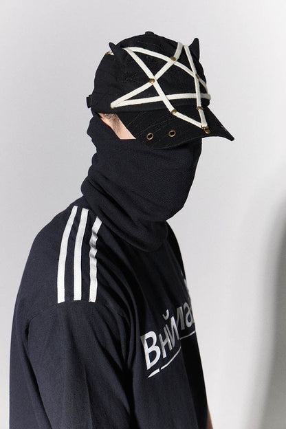 Pentagram Strap Military Cap - Wolvess