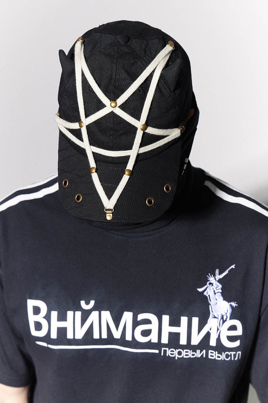 Pentagram Strap Military Cap - Wolvess