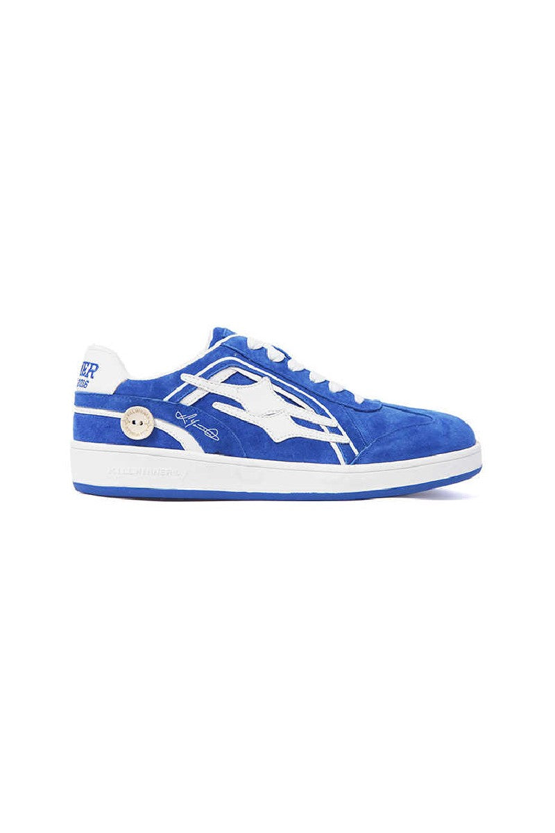 Suede Low-Top Sneakers Royal Blue - Wolvess