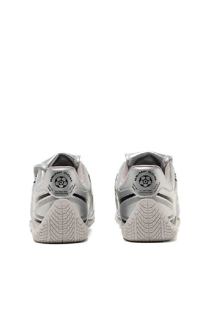 Silver Star Velcro Athletic Sneakers - Wolvess
