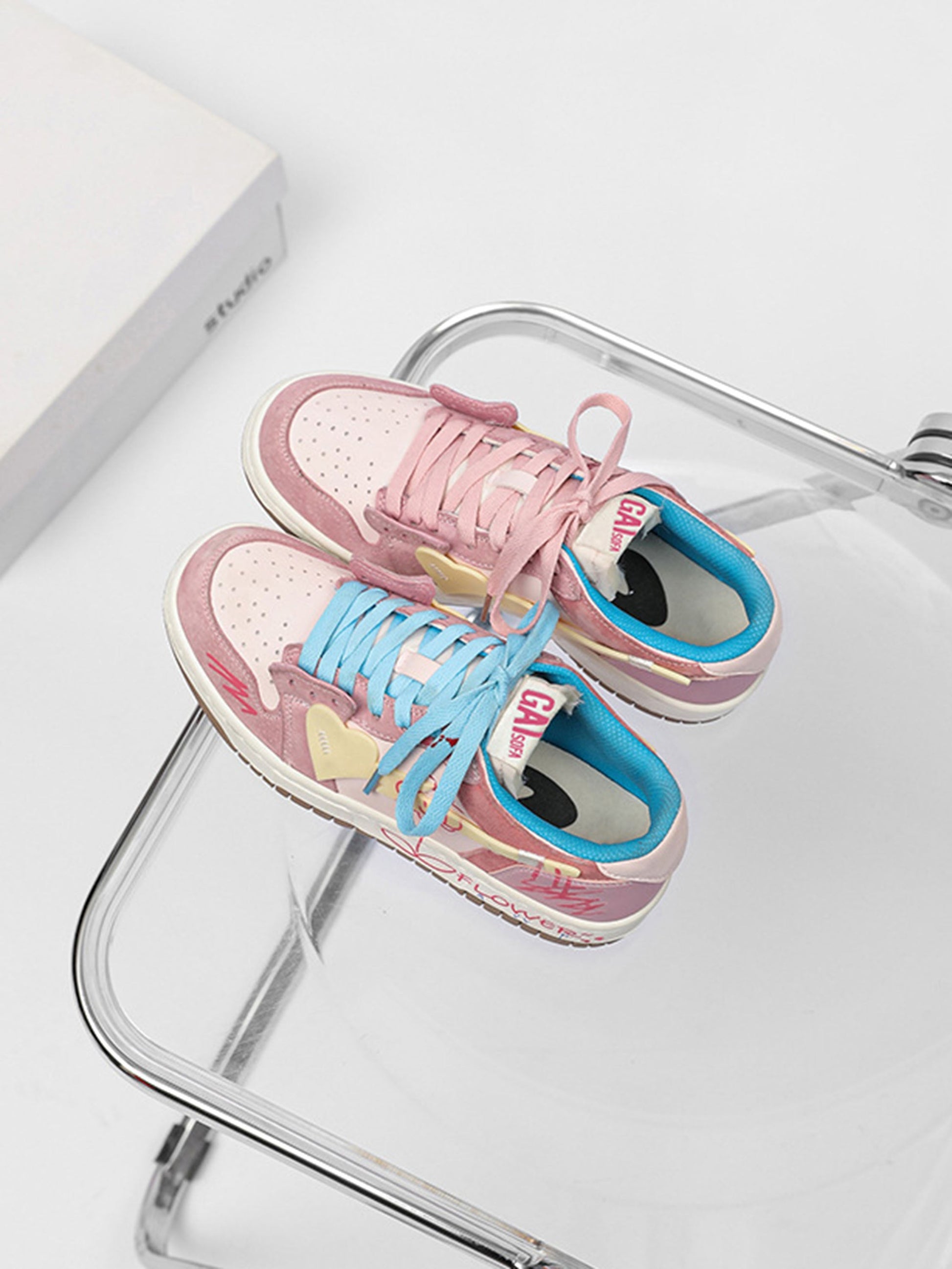 Floral Street Skater Sneakers - Wolvess