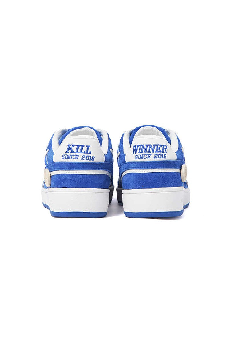 Suede Low-Top Sneakers Royal Blue - Wolvess