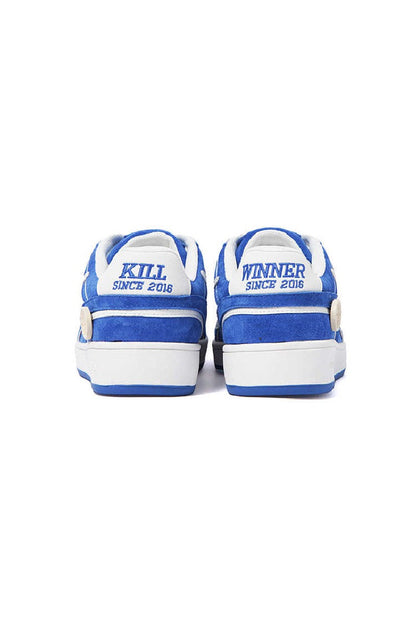 Suede Low-Top Sneakers Royal Blue - Wolvess