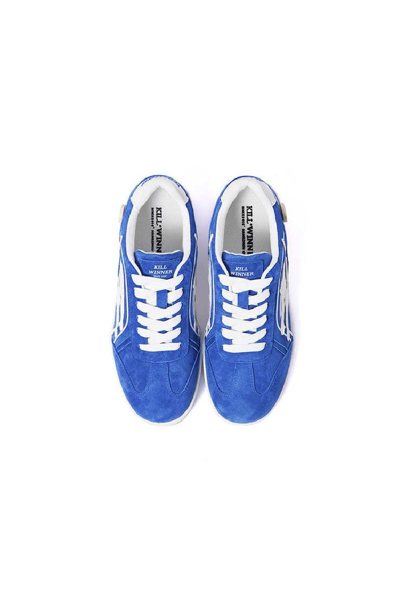 Suede Low-Top Sneakers Royal Blue - Wolvess