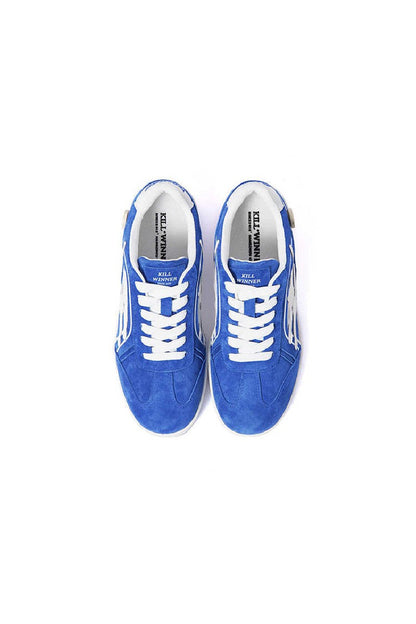 Suede Low-Top Sneakers Royal Blue - Wolvess