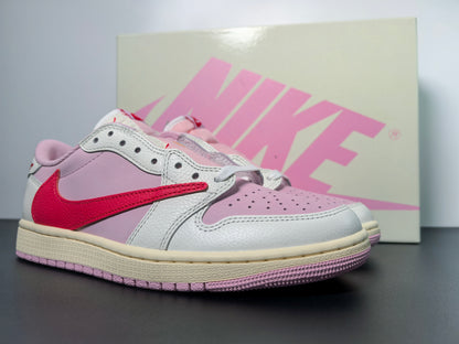 Travis Scott × AJ1 Low "Shy Pink" air jordan