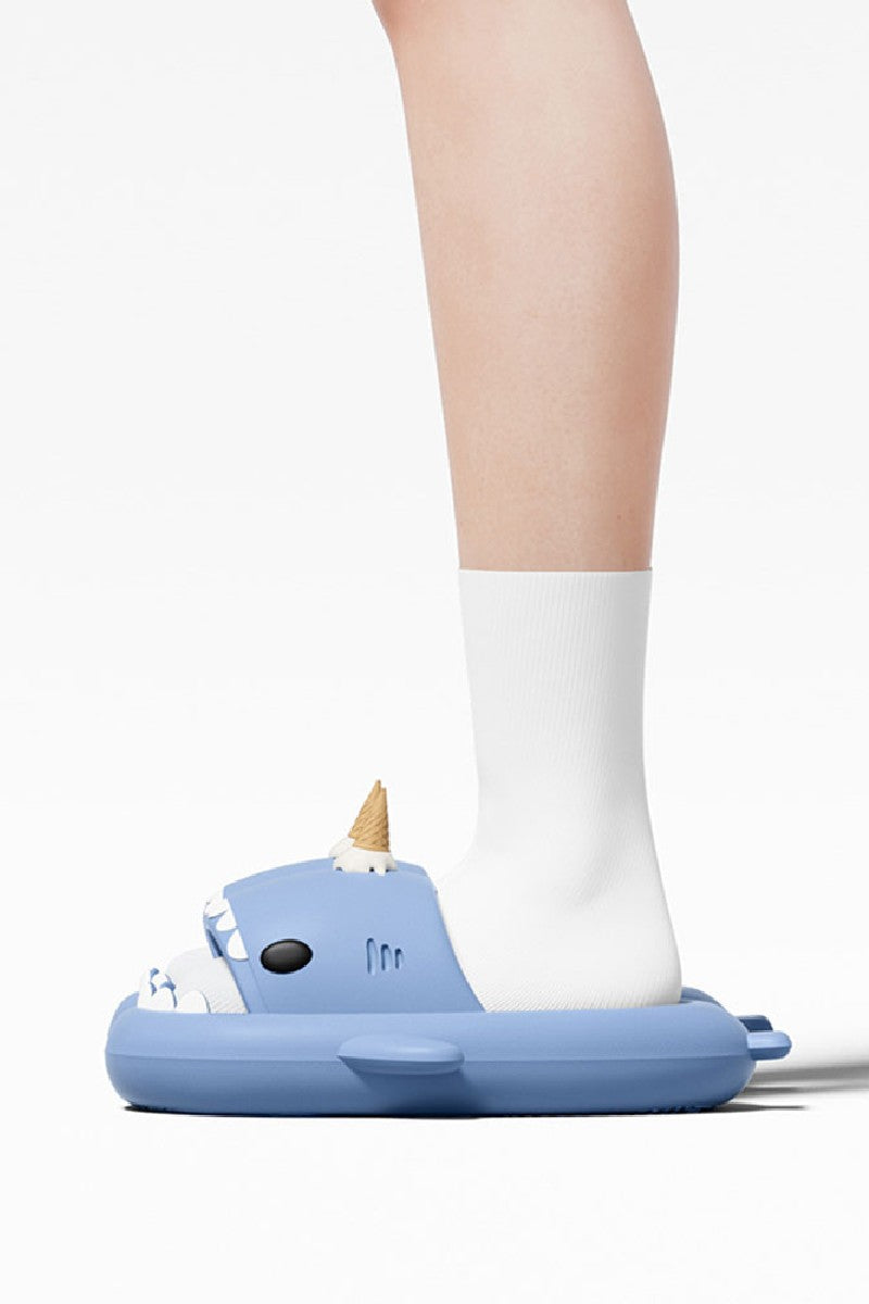 Ice Cream Shark Slippers - Wolvess