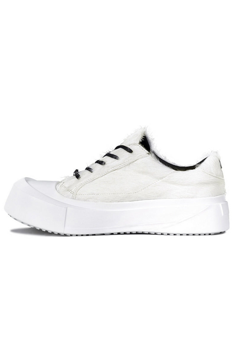 Suede Platform Distressed Sneakers - Wolvess