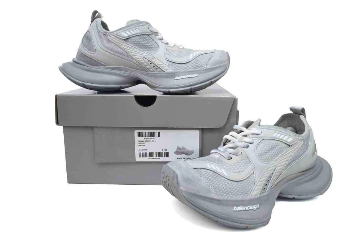 Custom BLCG Circuit Sneaker 'Worn-Out - Grey'