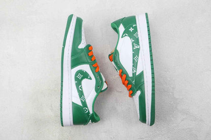 Custom Jordan 1 Low x LV DM7866 885 - Stylish Grey Sneakers