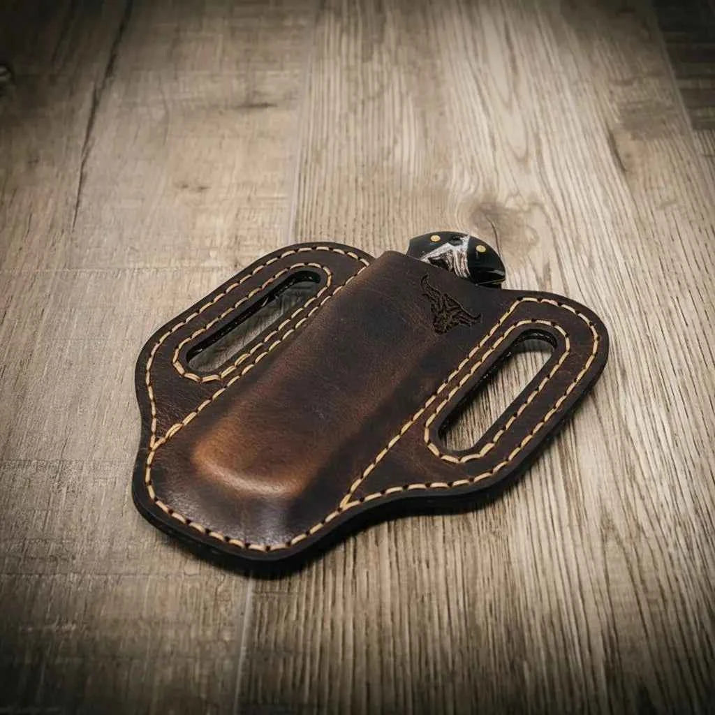 Custom Leather Knife Sheath Bull Sheath Leather