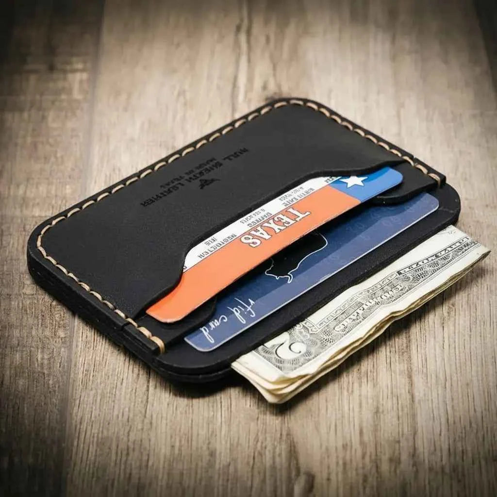 Pflugerville Card Wallet - Black
