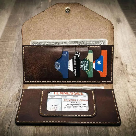Sugar Land Clutch Wallet - Walnut