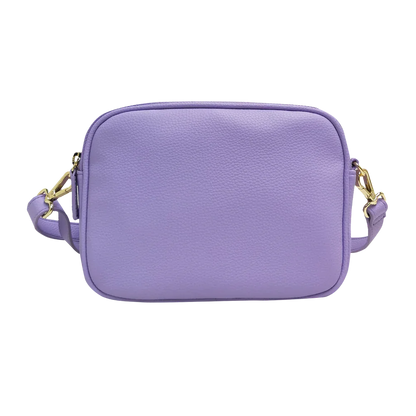Genuine Leather Double Zipper Crossbody MiamiLeathers.com