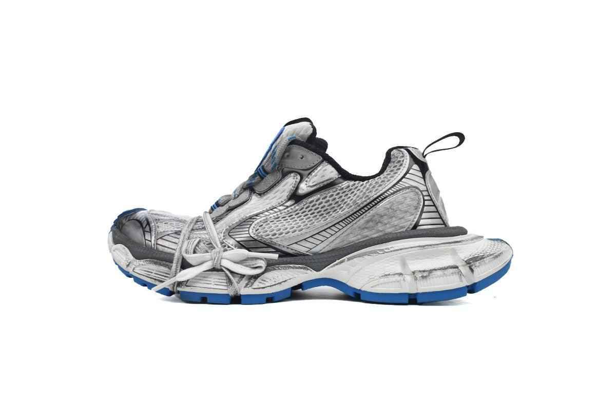 Custom BLCG Circuit Sneaker 'Worn-Out - Grey Blue