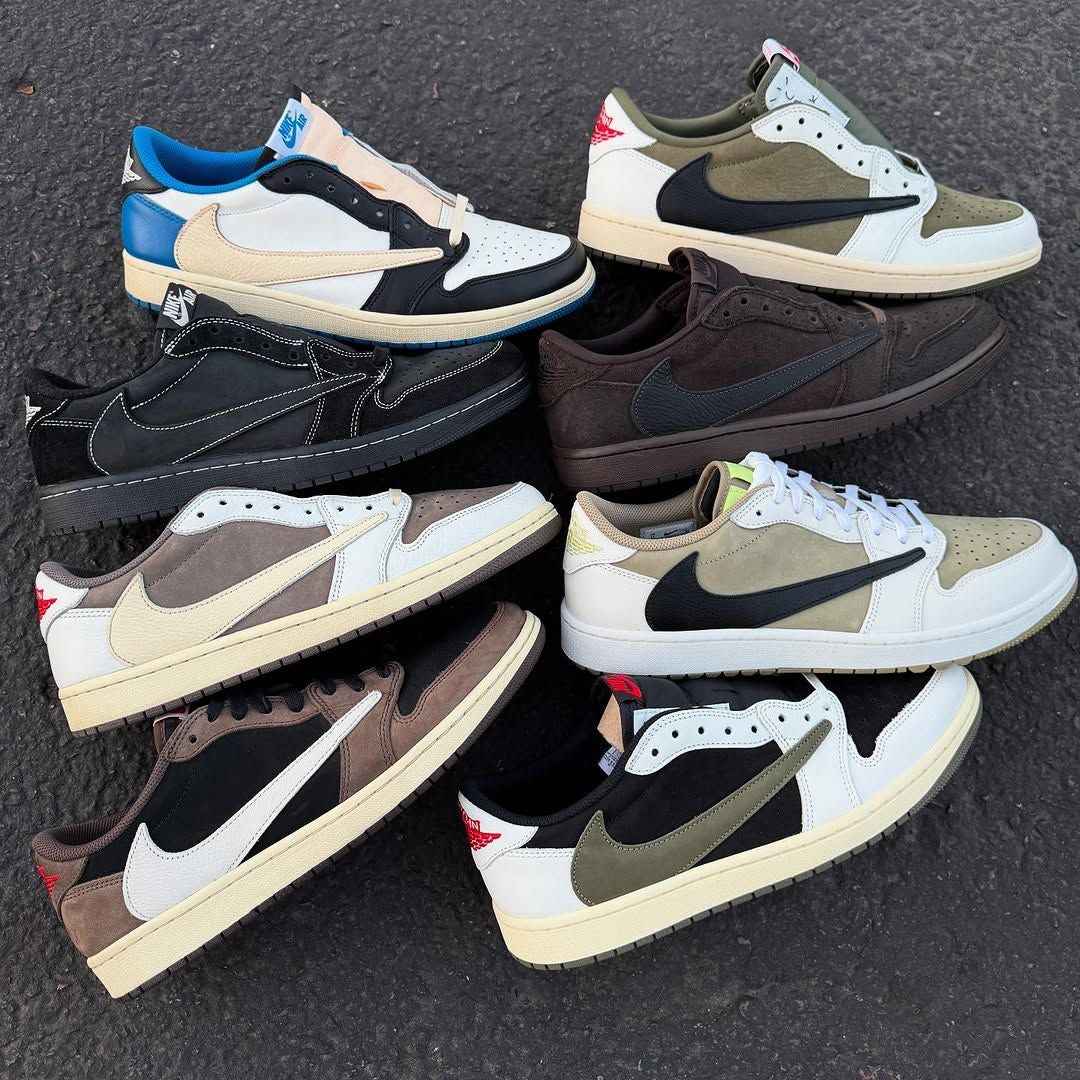 Custom Travis Scott x Fragment x Air Jordan 1 Low DZ4137 106 - Exclusive Travis Scott Air Jordan 1 Low Release
