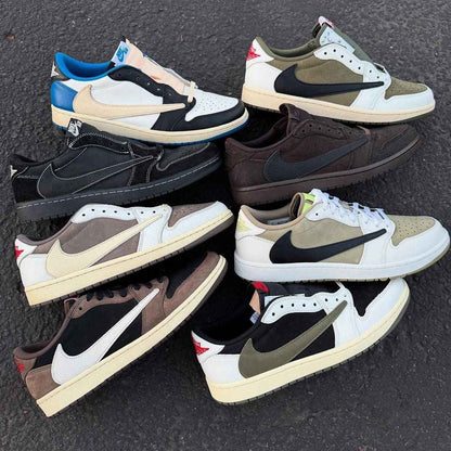Custom Travis Scott x Fragment x Air Jordan 1 Low DZ4137 106 - Exclusive Travis Scott Air Jordan 1 Low Release