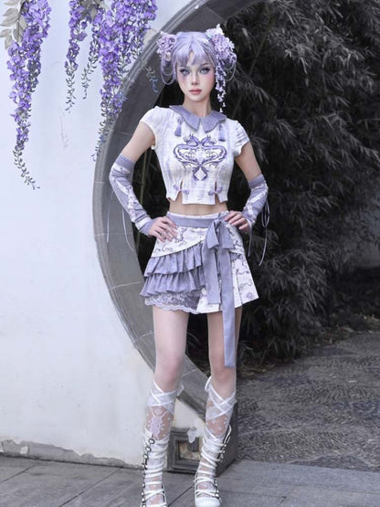 Cross Bandage Gloves - Wolvess