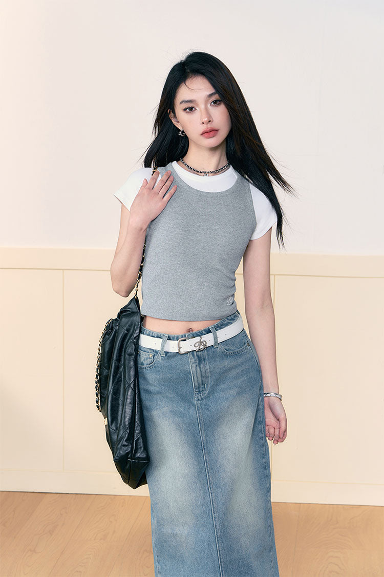 Luxury Leather Logo Belt: Designer Slim Strap with Signature Buckle - Wolvess