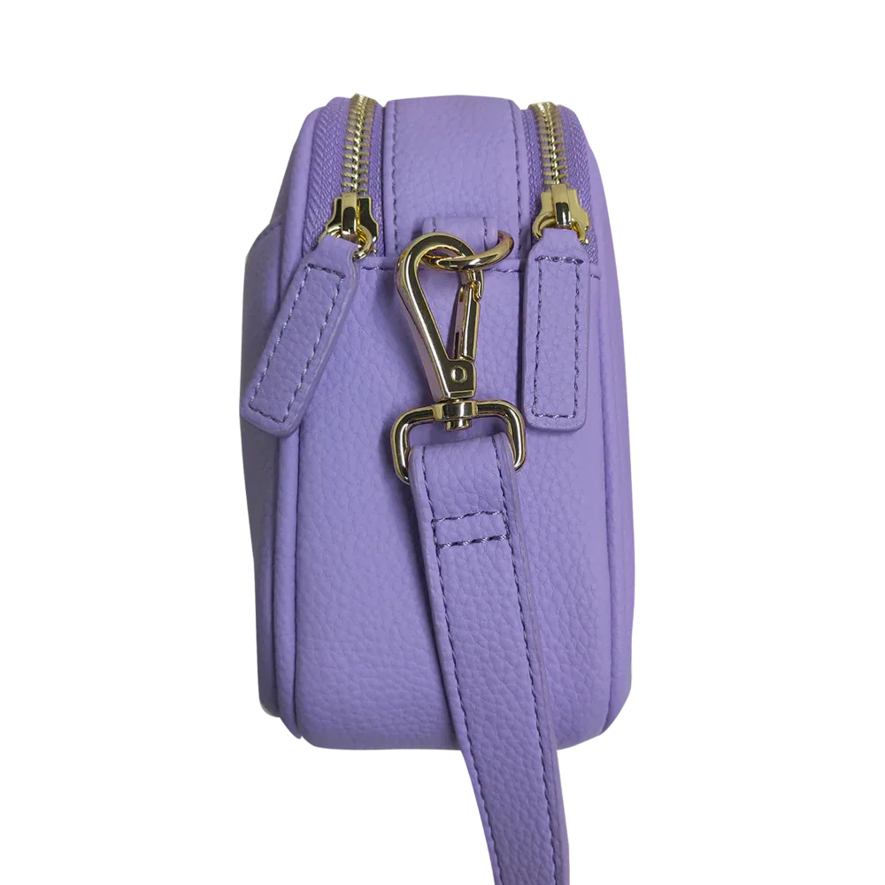 Genuine Leather Double Zipper Crossbody MiamiLeathers.com