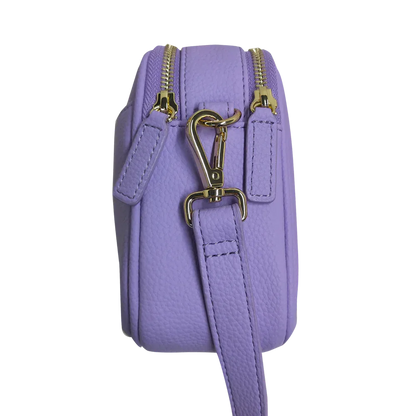 Genuine Leather Double Zipper Crossbody MiamiLeathers.com