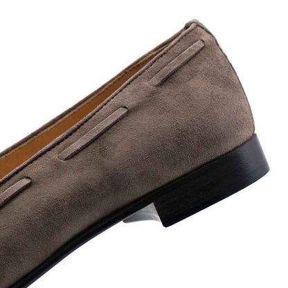 16-580-MOC NAPLES Italian Kid Suede Tassel Loafer, Mocha Zelli Italia