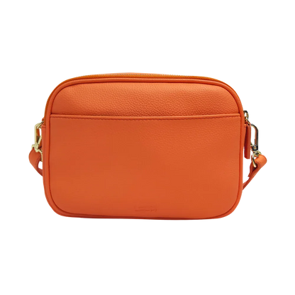 Genuine Leather Double Zipper Crossbody MiamiLeathers.com