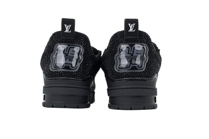 Monogram All Black Diamond Surface Monogram Sneaker