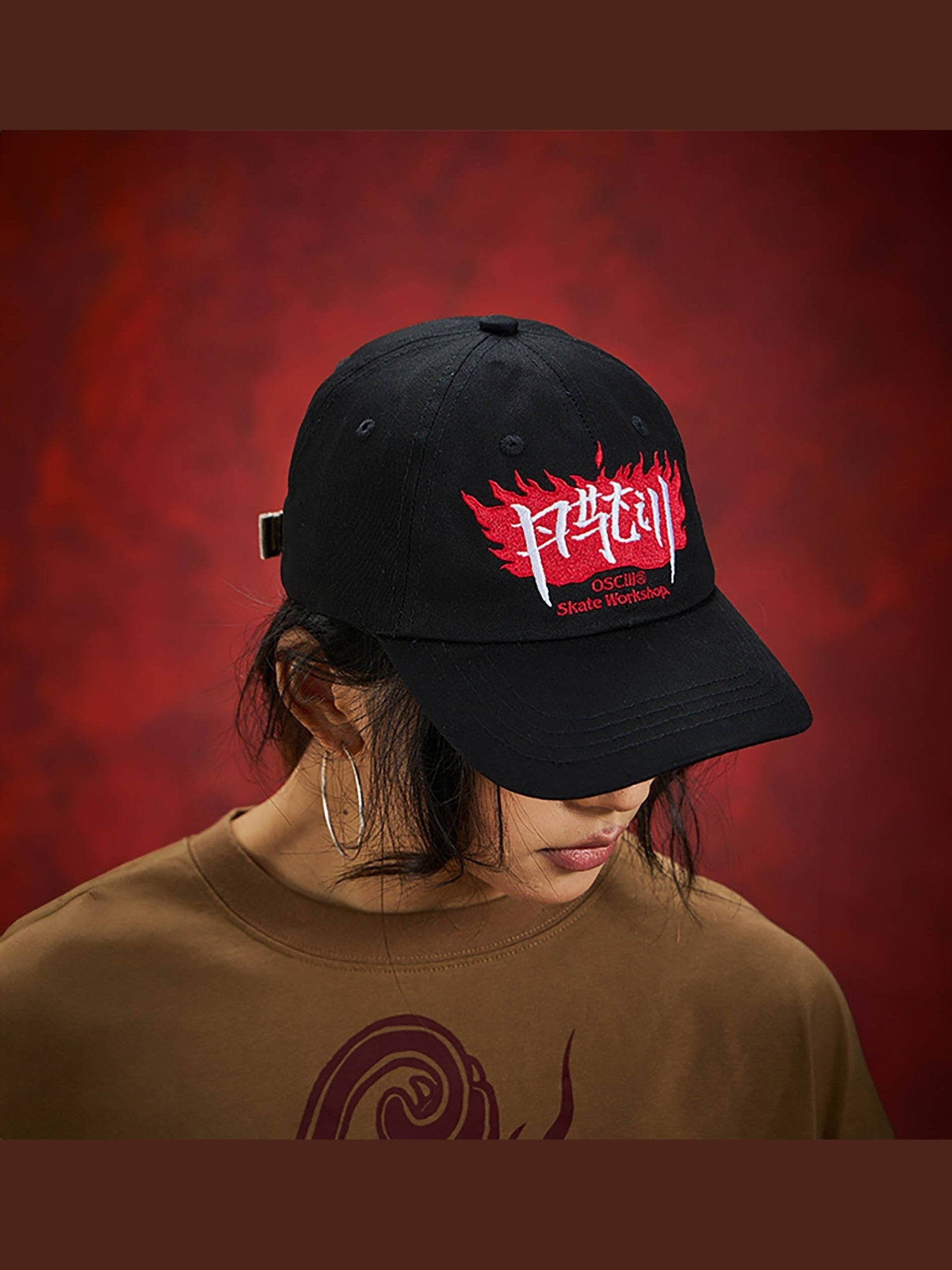 Flame Logo Baseball Cap - Wolvess