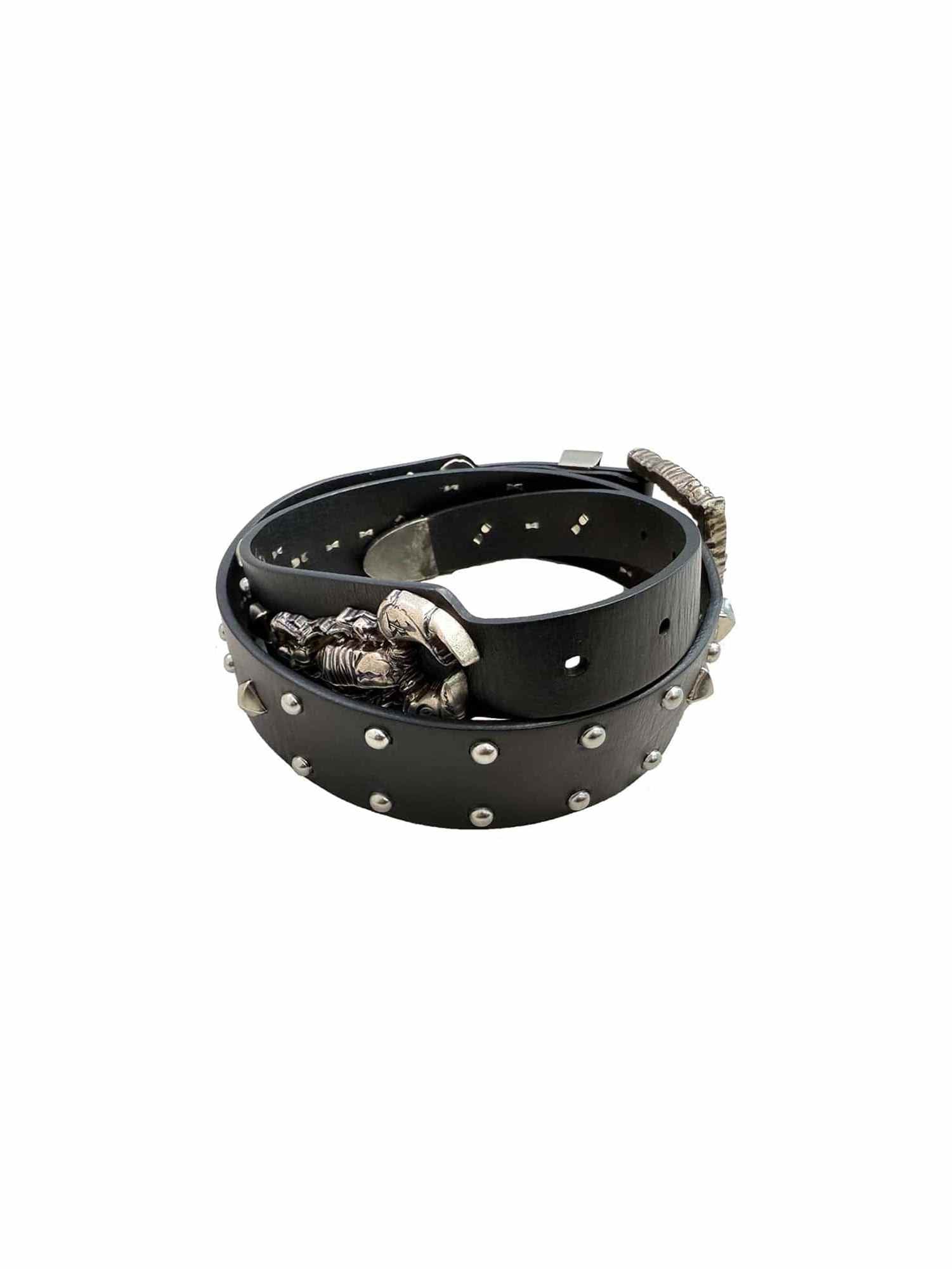 Studded Leather Scorpion Belt - Wolvess