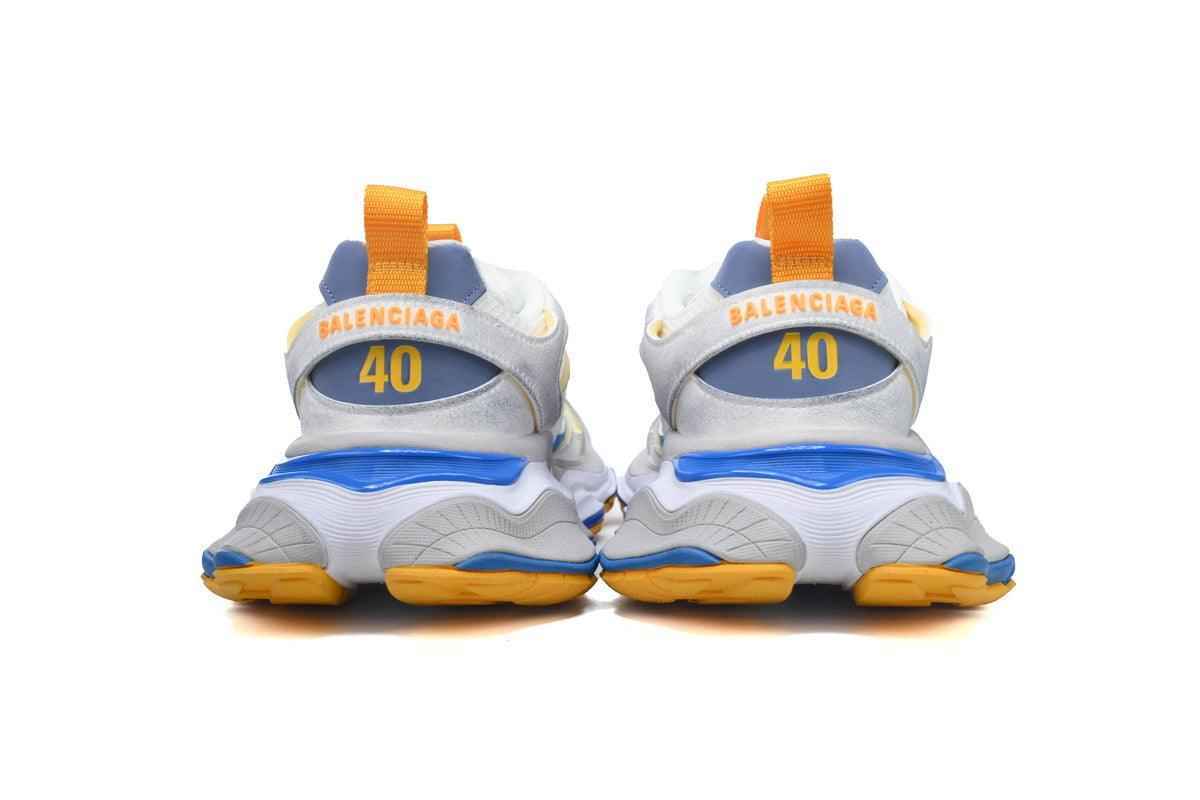 Custom BLCG White Blue Yellow Sneaker W2MV1