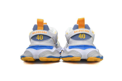 Custom BLCG White Blue Yellow Sneaker W2MV1